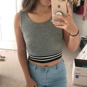 Sweater crop top